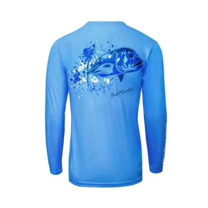 Bob Marlin Performance Shirt Ocean GT Blue - Best quality fishing accessories - Anglersbay