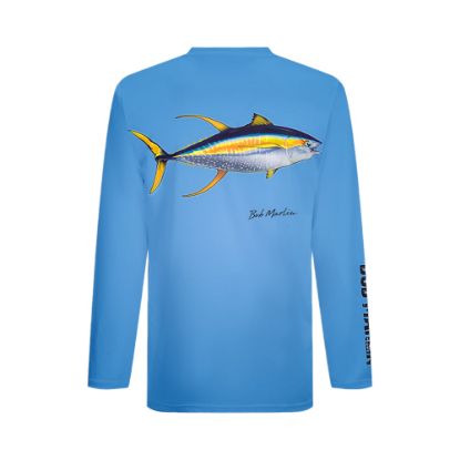 Bob Marlin Performance Shirt Natty Tuna Blue - Best quality fishing accessories - Anglersbay