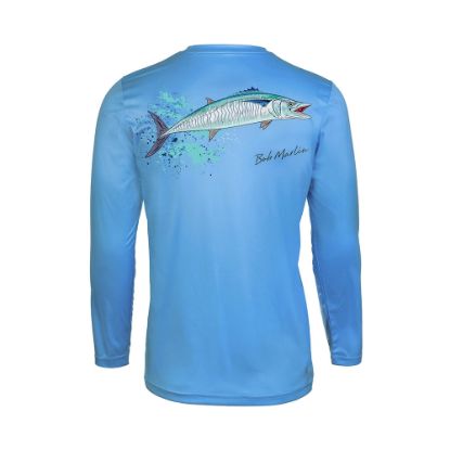 Bob Marlin Performance Shirt King Bob Blue - Best quality fishing accessories - Anglersbay