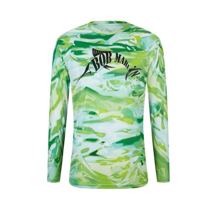 Bob Marlin Performance Shirt Green Storm - Best quality fishing accessories - Anglersbay