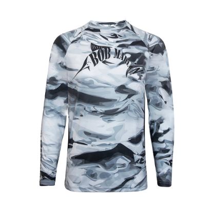 Bob Marlin Performance Shirt Grey Storm - Best quality fishing accessories - Anglersbay