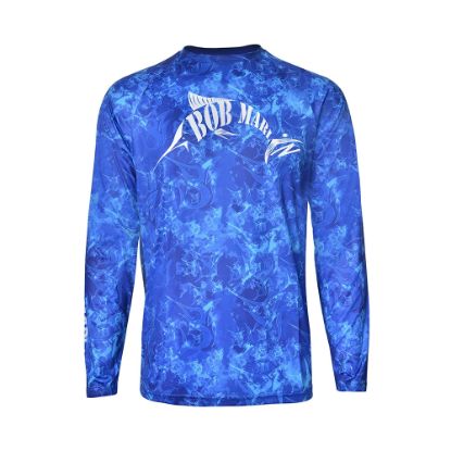 Bob Marlin Performance Shirt Grander Blue - Best quality fishing accessories - Anglersbay