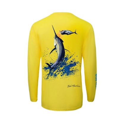 Bob Marlin Performance Shirt Bazaruto Yellow - Best quality fishing accessories - Anglersbay