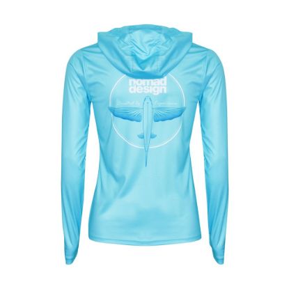 Picture of Hooded Tech Fishing Shirt Flyer Teal